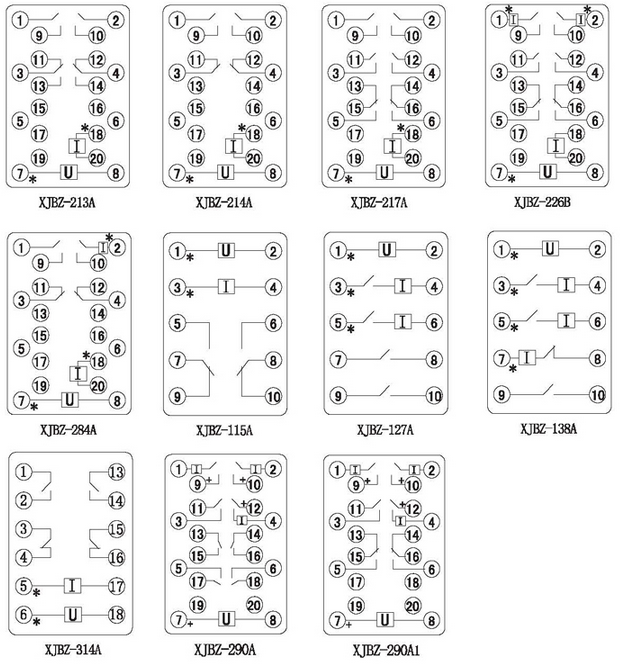 XJBZ-213A内部接线图